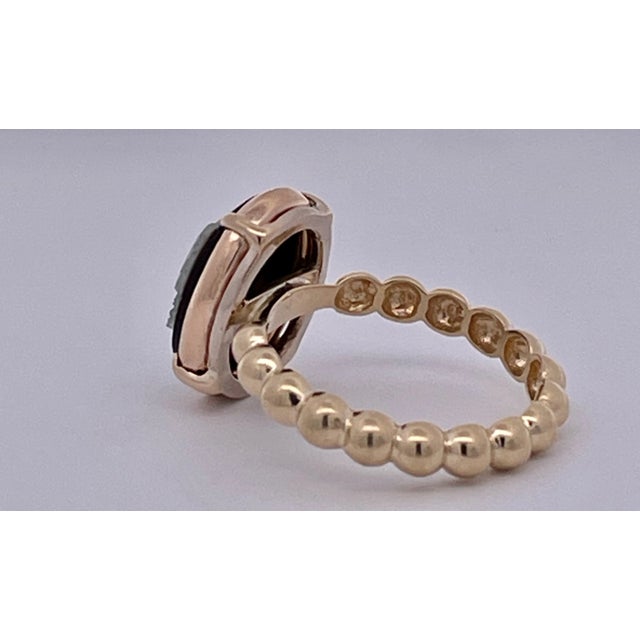 1960s Hardstone Cameo Portrait of a Lady Ring Size 6 For Sale - Image 9 of 11