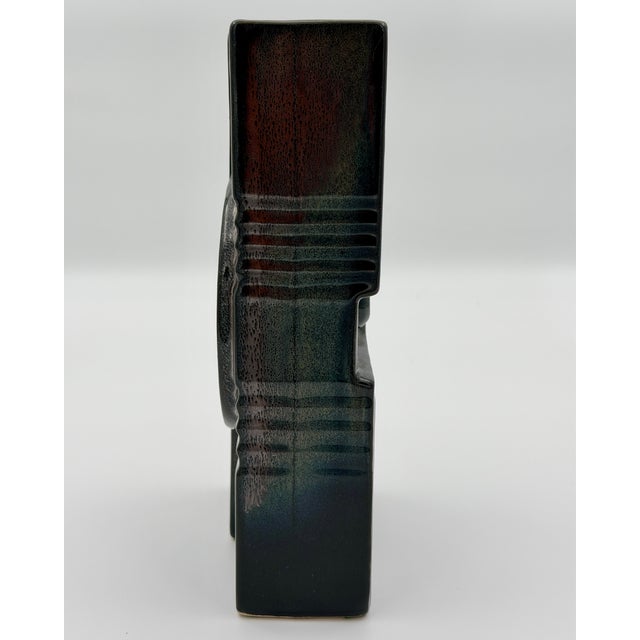 Mid-Century Modern Brutalist Ceramic Vase by Jakob Roland, Germany, 1960s For Sale - Image 3 of 5