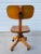 1930s Art Deco Antique Wooden Typist Chair For Sale - Image 12 of 12