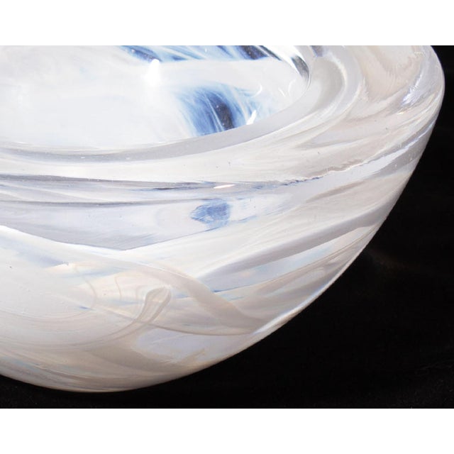 Contemporary “Atoll” 7” Glass Bowl by Anna Ehrener for Kosta Boda For Sale - Image 3 of 5