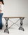 French Cast Iron Bistro Table with Oak Top, Antique, France, 20th Century For Sale - Image 3 of 18