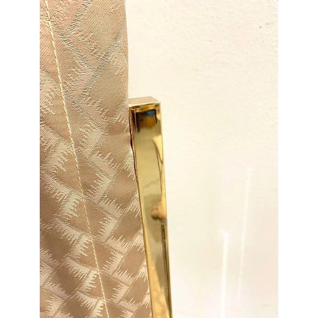 Gold Vintage Dining Chairs by Alain Delon, Set of 4 For Sale - Image 8 of 13