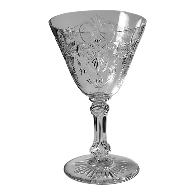 Baccarat Marennes French Crystal Claret Wine Stem - 1 of 2 For Sale