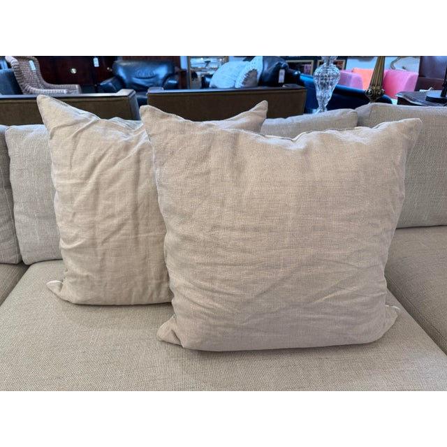 Serena & Lily Throw Pillows, Pair For Sale - Image 10 of 12