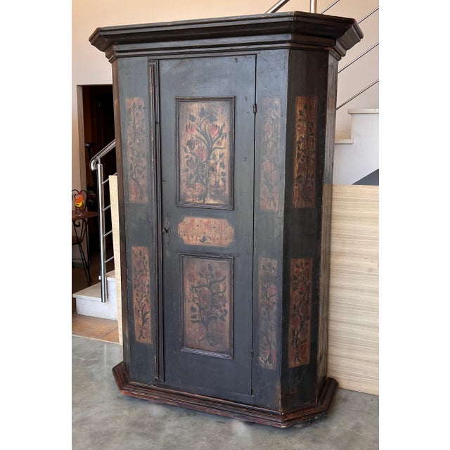1788 Spanish Painted Wardrobe For Sale - Image 18 of 18