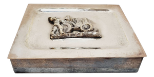Vintage Silver-Plated Cigarette or Jewelry Box