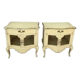 Louis XV Style Nightstands by John Widdicomb, a Pair For Sale