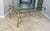 1960s Jansen Style Brass Steel Claw Feet Coffee Table For Sale - Image 12 of 13