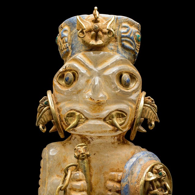 Metal 1950's Tall Vintage Tribal Figure For Sale - Image 7 of 10