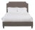Reagan Full/Double Bedframe, Mushroom Velvet For Sale