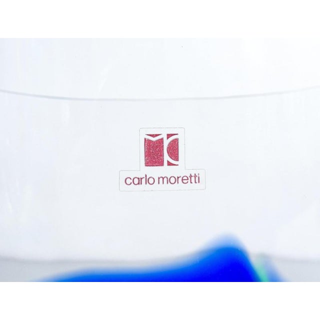 Polychrome Blown Glass Vase by Carlo Moretti For Sale - Image 11 of 18