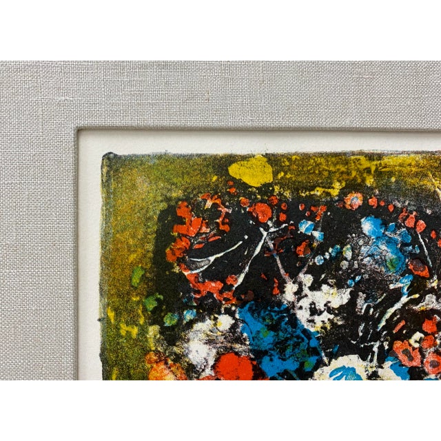 1970s Dang (Hoi) Lebadang Floral Still Life Lithograph C.1970 For Sale - Image 5 of 9