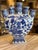 Vintage Chinese Blue and White Tulip Vase Vase For Sale In Saint Louis - Image 6 of 9