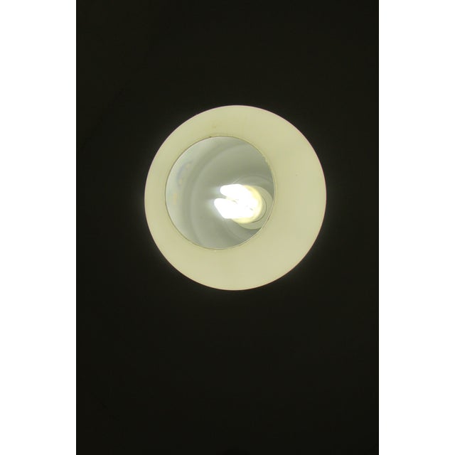 1950s Vintage Suspension Light in Opaline, 1950s For Sale - Image 5 of 10