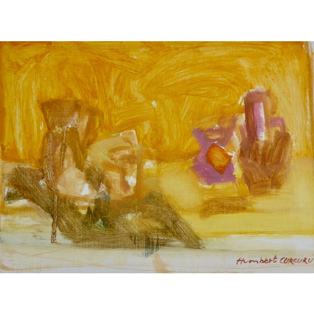 Contemporary French "Kitchen" Contemporary Painting on Paper For Sale - Image 3 of 4