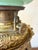 Gold Antique Bradley & Hubbard Banquet Brass & Onyx Parlor Lamp, Electrified W/ Painted Globe For Sale - Image 8 of 18