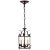 Diego Petite Classical Perching Bird Lantern in Rust with Verdis Accent Designer: Chapman & Myers Canopy: 5" Round...