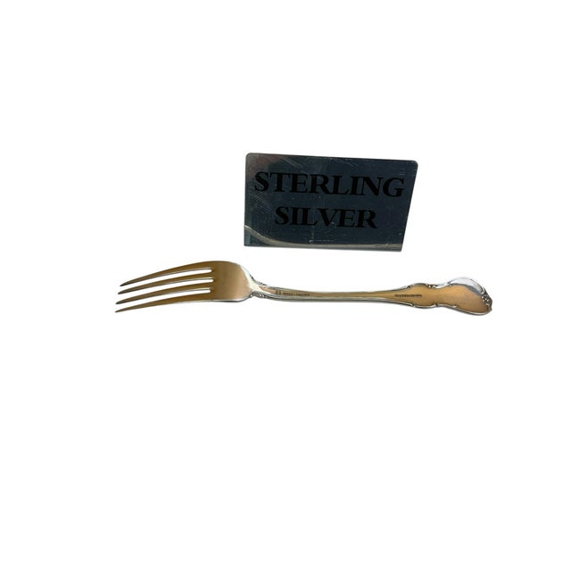 French Provincial 1970s Towle French Provincial Sterling Dinner Place Fork For Sale - Image 3 of 3