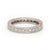 Metal Platinum Diamond Eternity Band, Size 6 For Sale - Image 7 of 11