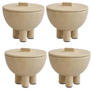 Sand Duck Jar Medio by 101 Copenhagen, Set of 4