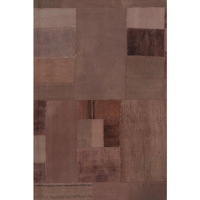 Traditional Vintage Anatolian Textile With Geometric Patchwork Composition - Rug & Kilim For Sale - Image 3 of 10