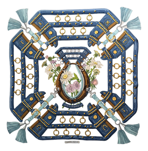 Hermès Aux Champs 1990 Silk Scarf by Caty Latham