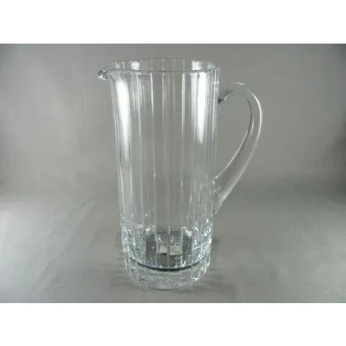 Vintage Sasaki Crystal Ellessee Cocktail Liquor Water Pitcher For Sale - Image 9 of 9