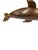 Brown Vintage Coastal Hand Carved Burlwood Dolphin For Sale - Image 8 of 8