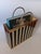 1960s Vintage Italian Brass Magazine Rack, 1960s For Sale - Image 5 of 6