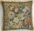Green Antique 19th Century French Aubusson Tapestry Pillow - 19'' X 19'' For Sale - Image 8 of 8