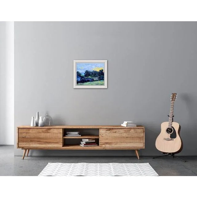 2020s Mendocino Sunset, Expressionist Oil Painting Landscape For Sale - Image 5 of 8