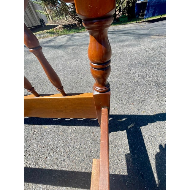 Late 20th Century L. & J. G. Stickley American Colonial Cherry Twin Beds For Sale - Image 11 of 18