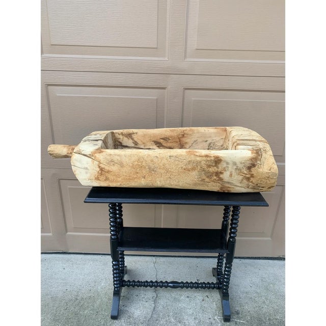 19th Century French Rustic Dough Trough With Timeworn Patina For Sale - Image 11 of 12