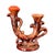 Brown Vallauris Ceramic Majolica Candle Holder, Circa 1950 For Sale - Image 8 of 8