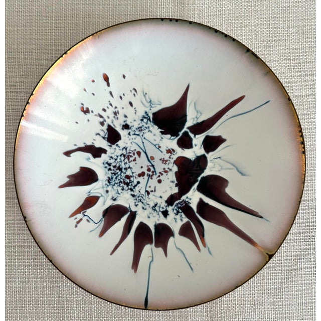 Offered is a phenomenal set of vintage signed original Edwards Star Gump’s copper & enamel decorative plates. Gump’s is a...