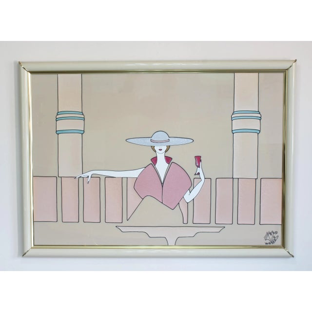 88's Fashion Portrait on Acrylic, Wall Art For Sale - Image 4 of 4