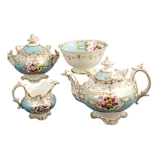 Antique Paris Tea Service, 1840, Set of 4 For Sale