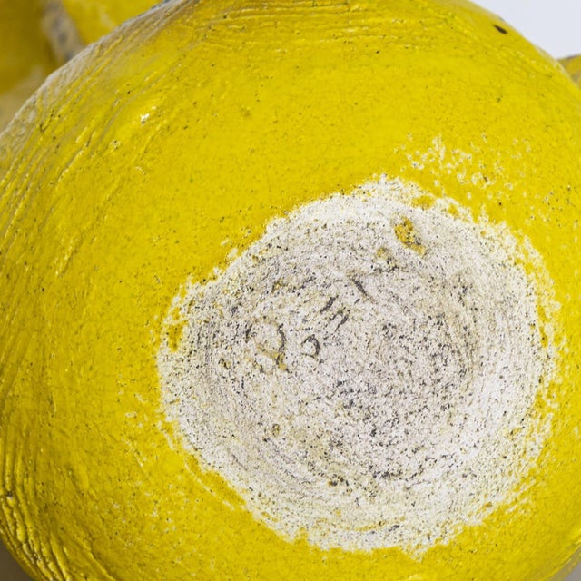 Yellow Ceramic Vase by Poemu, France 2023 For Sale - Image 15 of 18
