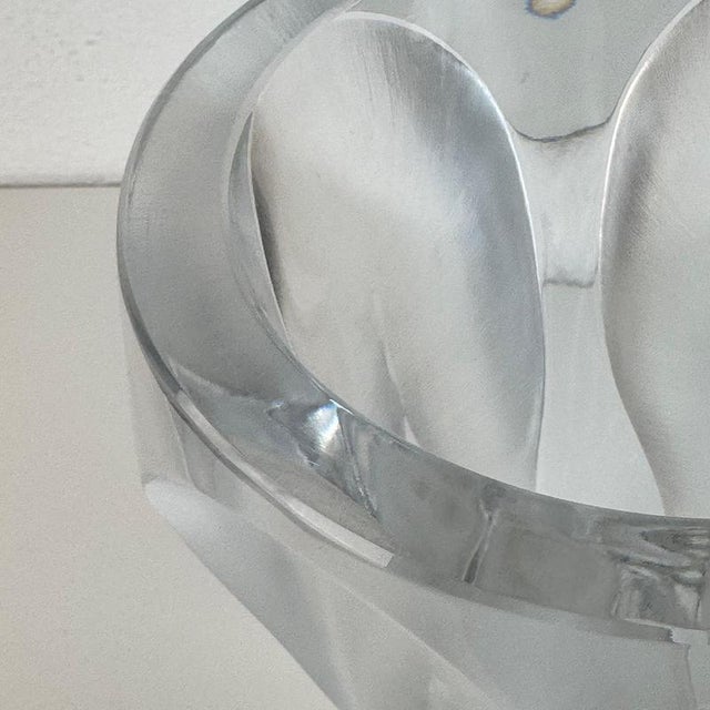 Flamme Crystal Vase from Lalique Paris, 1970s For Sale - Image 16 of 18