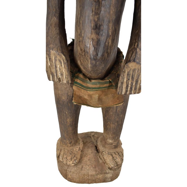 Early 20th Century Early 20th Century Mossi Figure with Apron Burkina Faso For Sale - Image 5 of 5