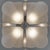 Chrome Petitot French Modernist Art Deco Chandelier 1930s - Frosted Glass & Nickeled Bronze For Sale - Image 8 of 15