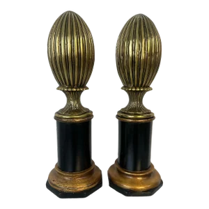 Pair of Sculptural Finials