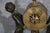 Metal Napoleon II Louis XVI Style Fireplace Clock with Putti Carrying a Dial, 1860s, Set of 3 For Sale - Image 7 of 18