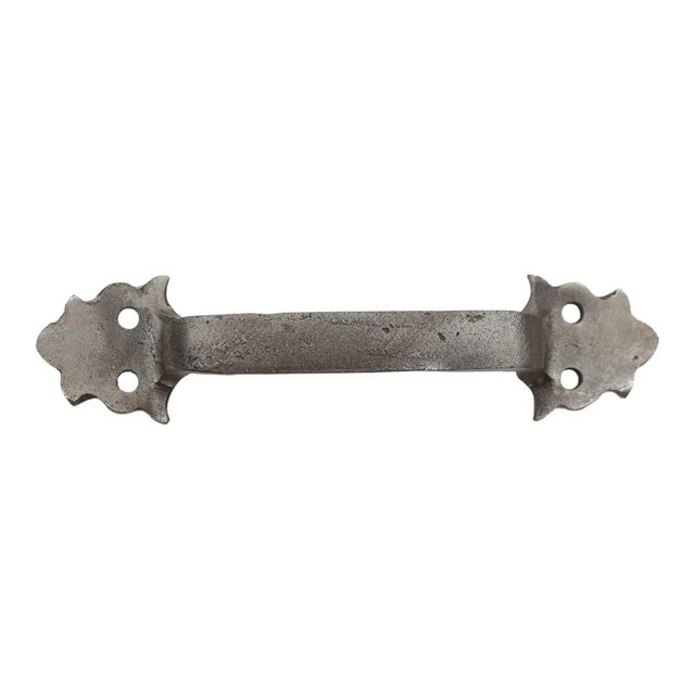 Late 20th Century Replica Arts & Crafts Cast Iron 5.5 In. Bridge Drawer Pull For Sale - Image 5 of 5