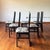 1980s Vintage Italian Postmodern Slat Back Black Dining Chairs, Set of 6 For Sale - Image 5 of 12