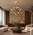 21st Century Ovale Natural Brass Smoky Bubbles Murano Sputnik Chandelier by Fabio LTD For Sale - Image 10 of 10