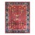 Antique 1900s Red Medallion Animals Traditional Peking Chinese Knotted Wool Rug For Sale