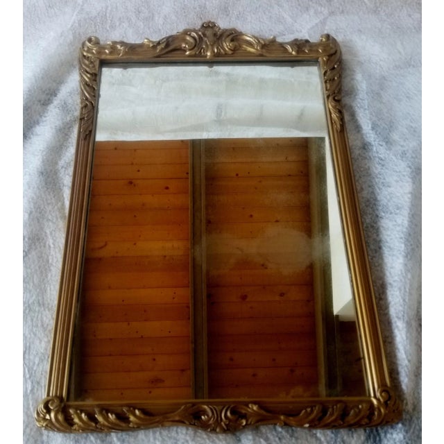 Wood 1920s Carved Chippendale Wood Mirror For Sale - Image 7 of 8