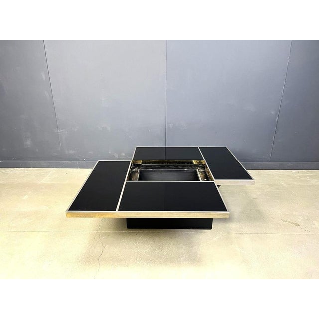 Metal Vintage Hidden Bar Coffee Table, 1970s For Sale - Image 7 of 13