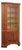 David Smith Tiger Maple 2 Piece Country Corner China Cabinet For Sale